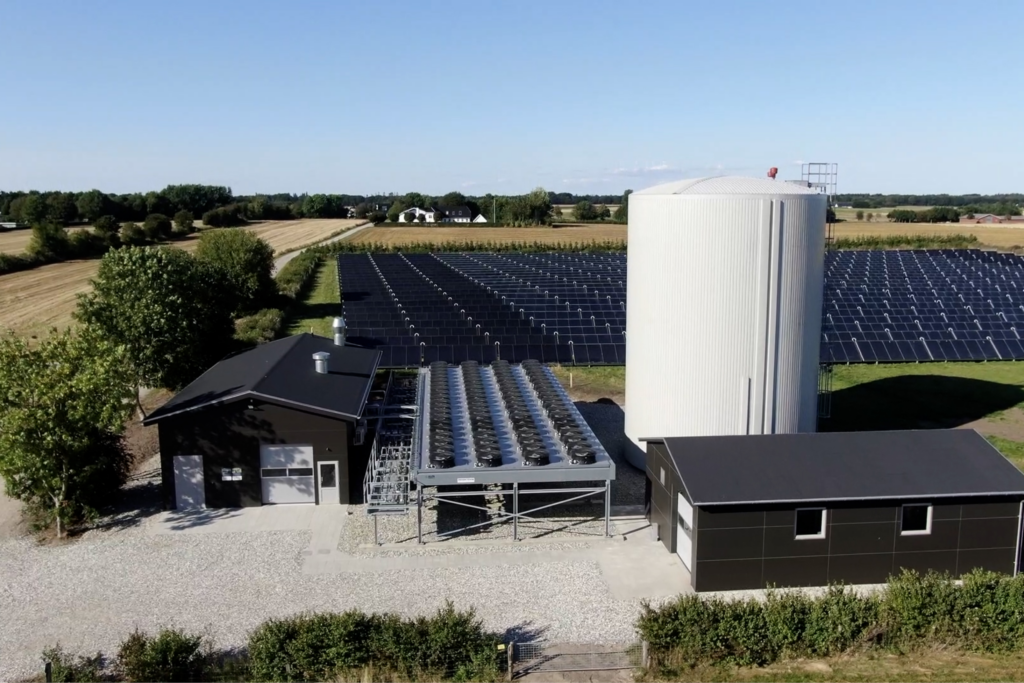 2,5 MW varmepumpesystem.