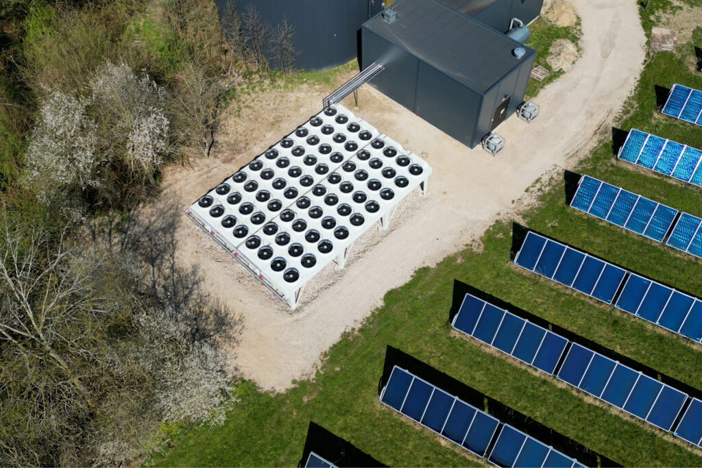 1,2 MW CO₂-varmepumpe.